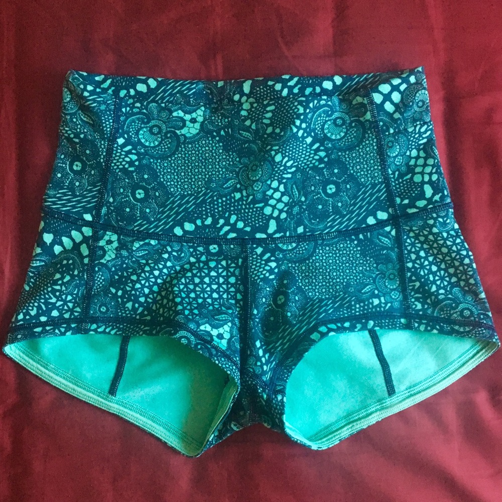 Lululemon High Waisted Boogie Shorts